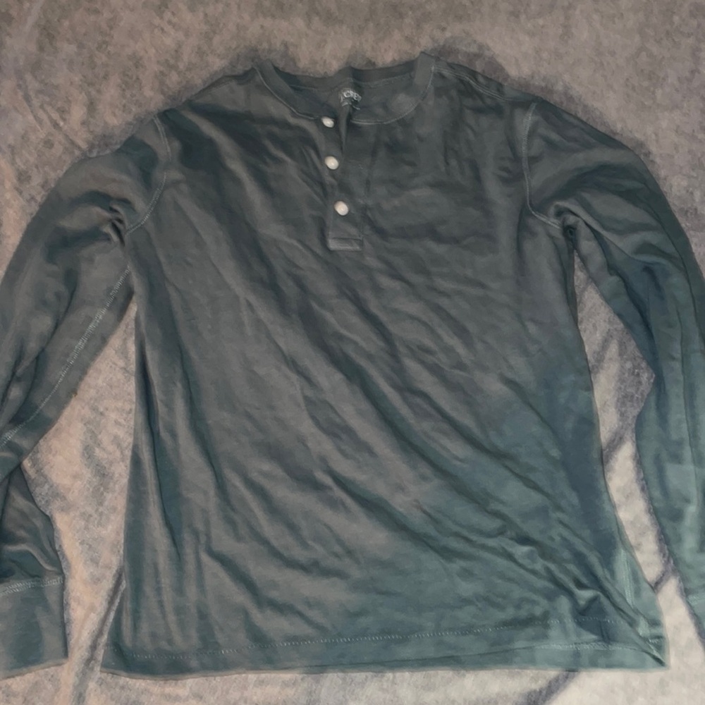 NWT Lot of 2 Henleys J Crew and Wallin bros size medium
